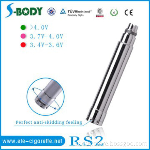 Electronic cigarette battery vv battery RS2 from Sbody